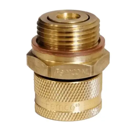 Aftap snelkoppelingen